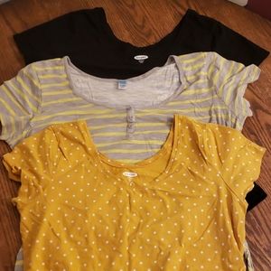 Maternity Scoop Neck Tees